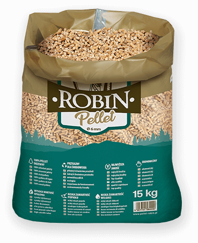 worek pelletu opałowego Robin do kupienia w Suchedniowie lub sklepie internetowym